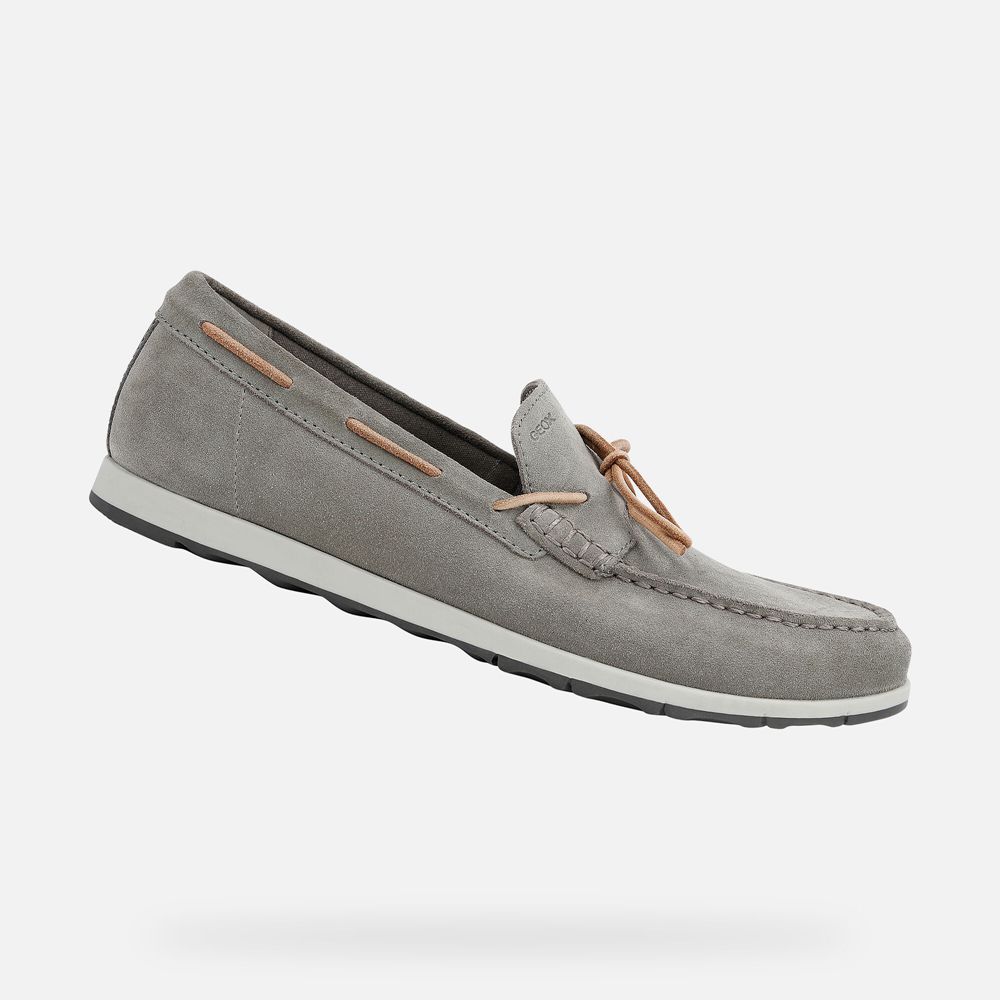 Geox Loafers Grey Calarossa - Geox Mens Shoes - YCMRIZ512